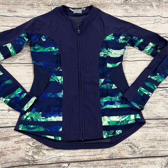 Athleta Jackets & Blazers - Athleta Workout Full Zip Jacket With Mesh Panels Size Small